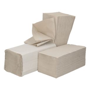 Papieren handdoeken ZZ vouw 1-lgs naturel